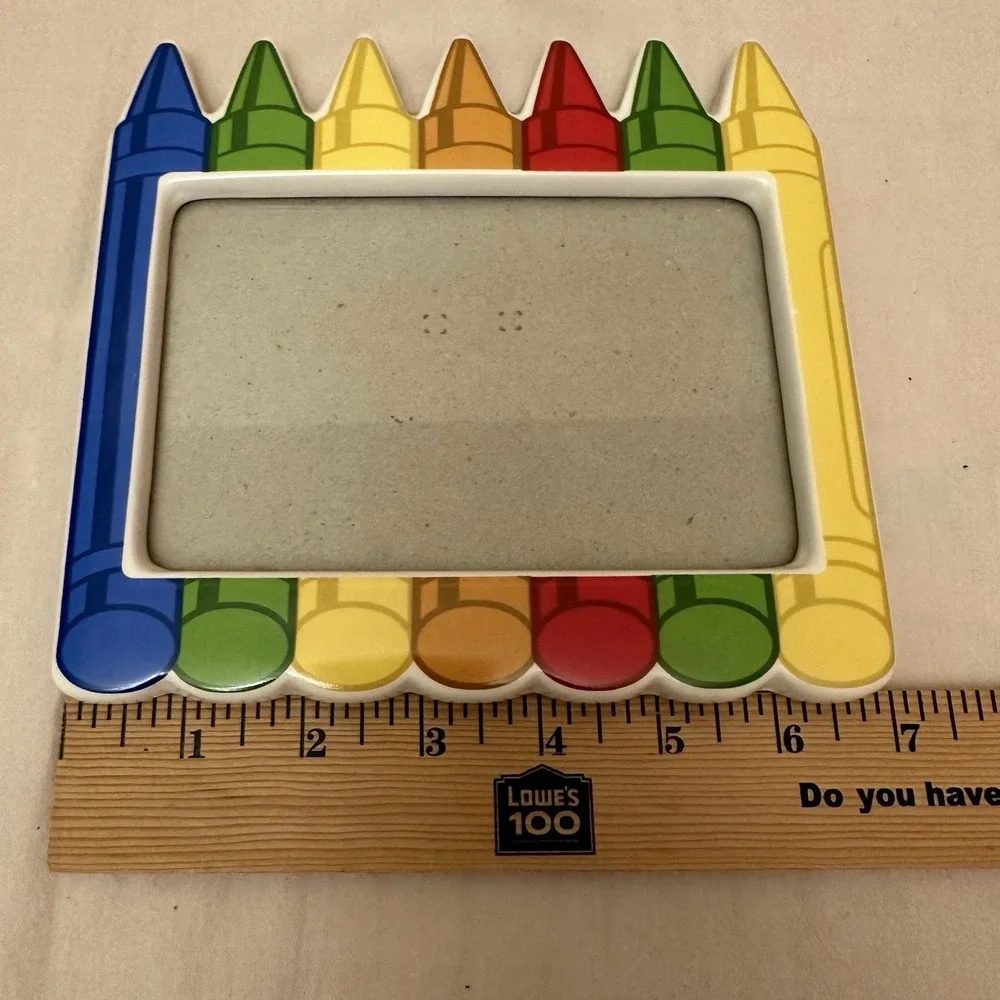 Colorful Photo Frame Gift Crayons Treasure Child, Grandma, Dad, Mom 4